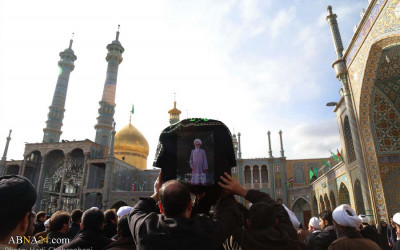 Secretary-General of AhlulBayt (a.s.) World Assembly attends at funeral c ( (14).jpg